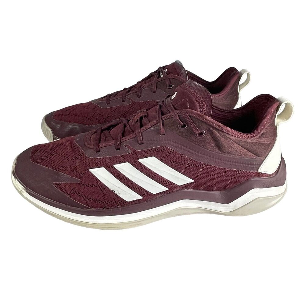 Adidas Speed Trainer 4 Mens SIZE 12 Maroon Shoes Sneakers Baseball B27843 D